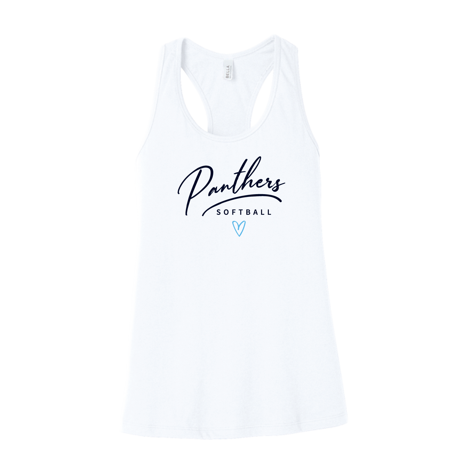 Pittsford Panthers Softball Women's Racerback Tank Top (Multiple Designs)