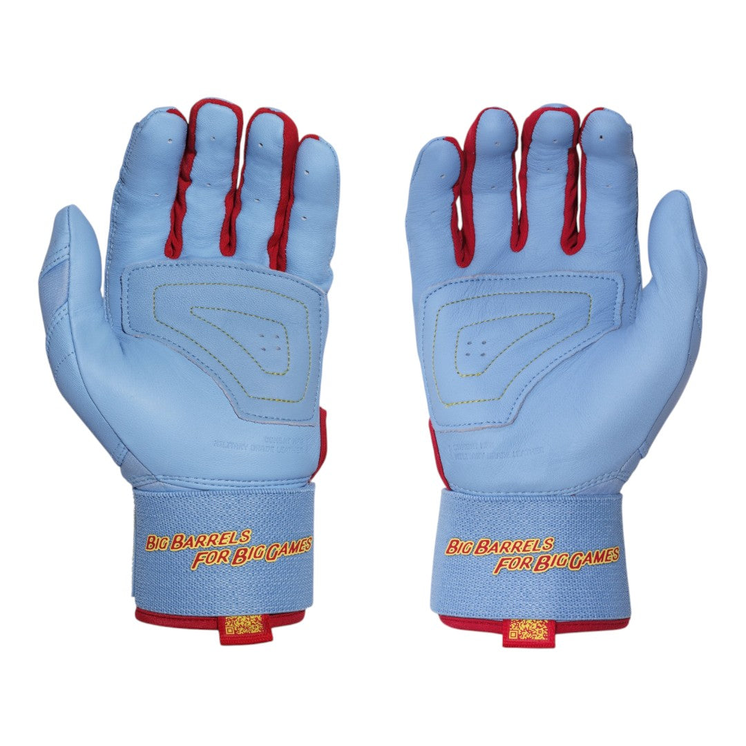 Combat MFG Outdoor Long Strap Batting Gloves (Multiple Colors)
