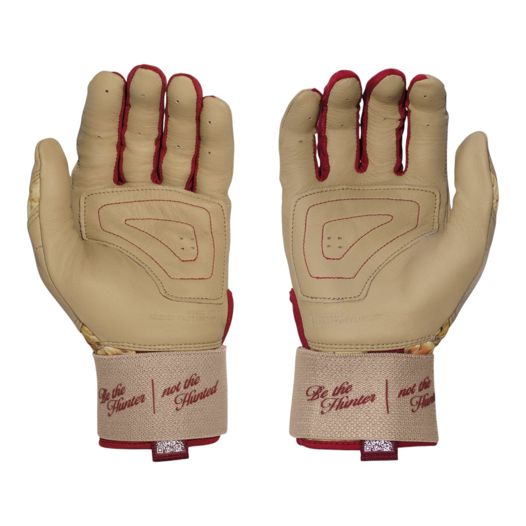 Combat MFG Outdoor Long Strap Batting Gloves (Multiple Colors)