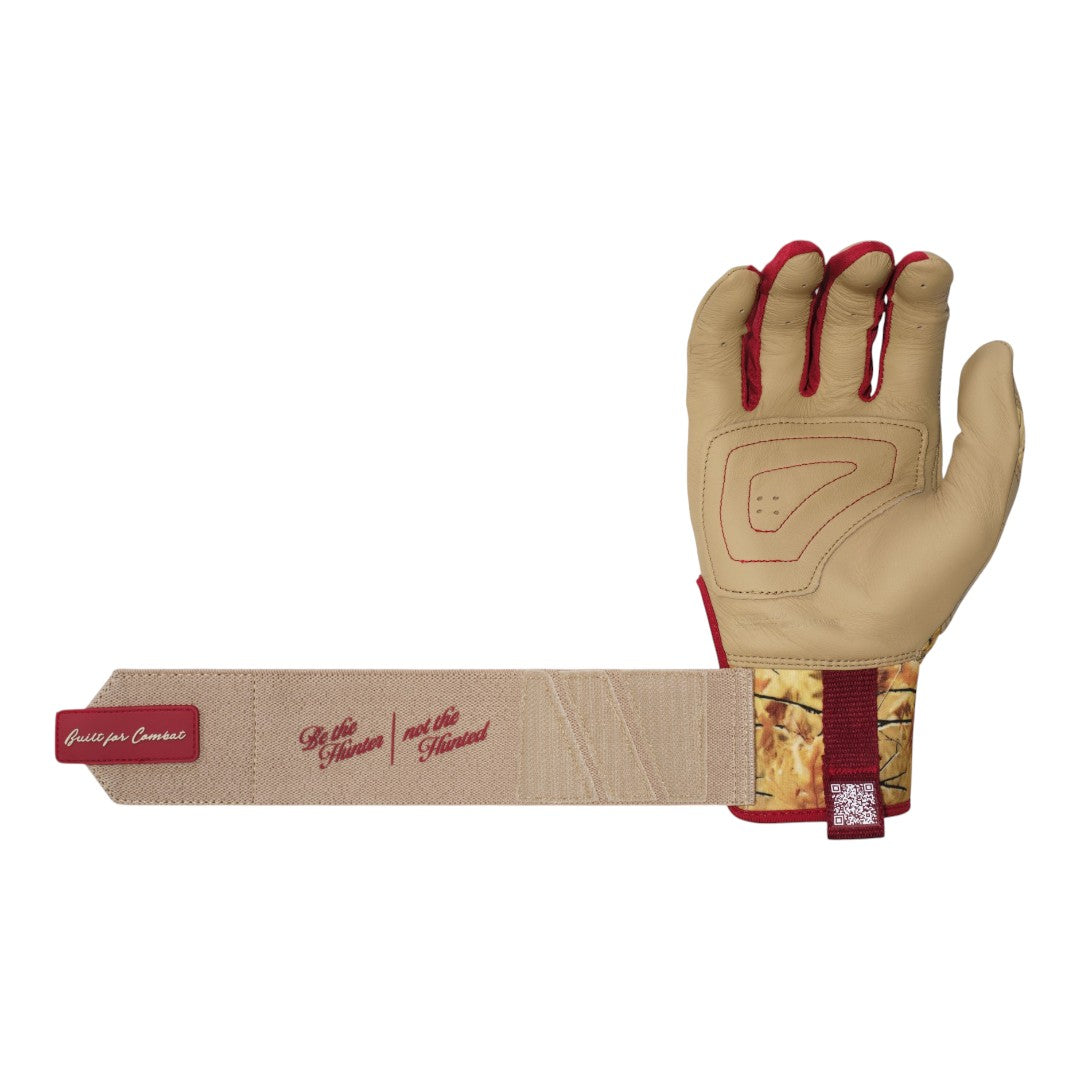 Combat MFG Outdoor Long Strap Batting Gloves (Multiple Colors)