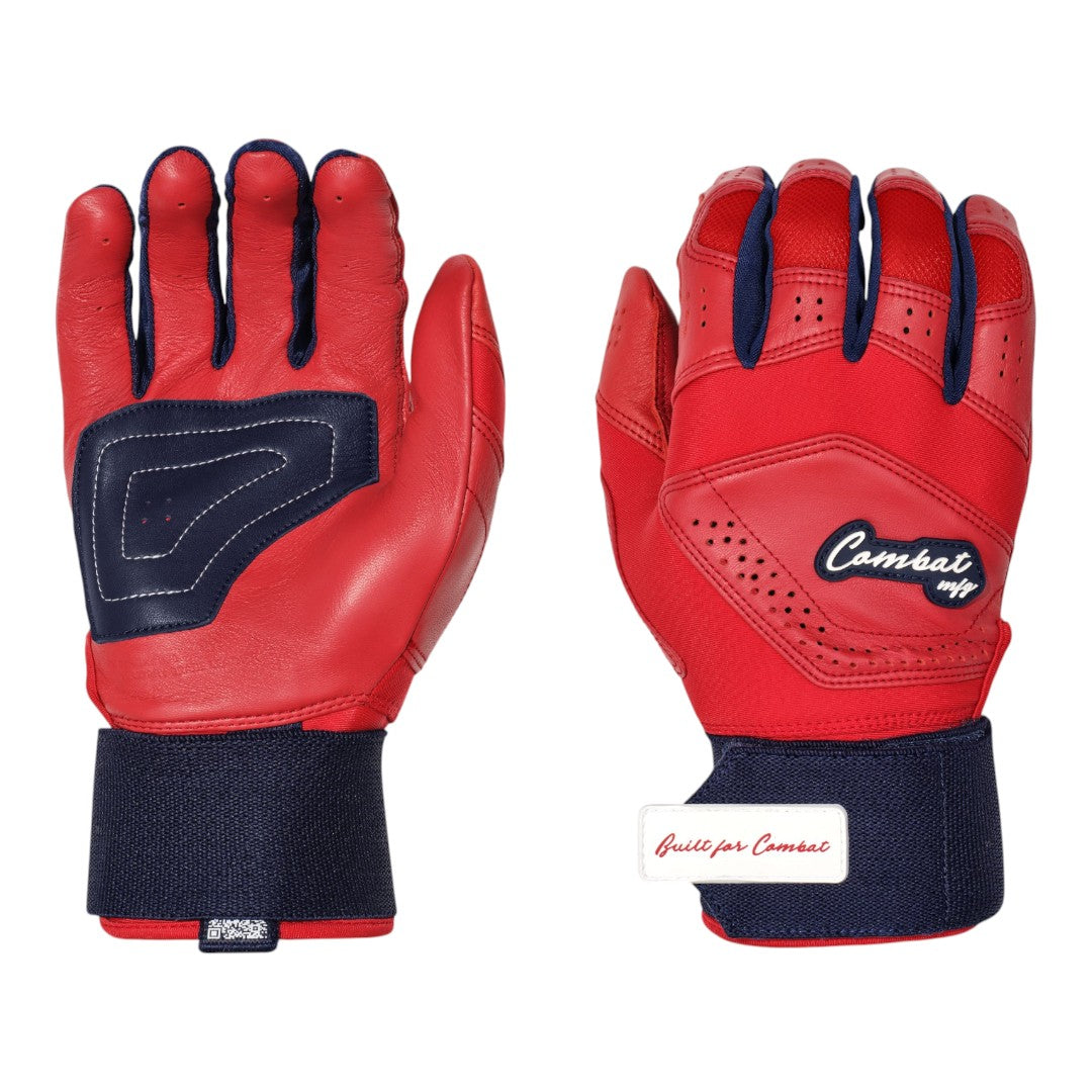 Combat MFG Ying Yang Long Strap Batting Gloves (Multiple Colors)