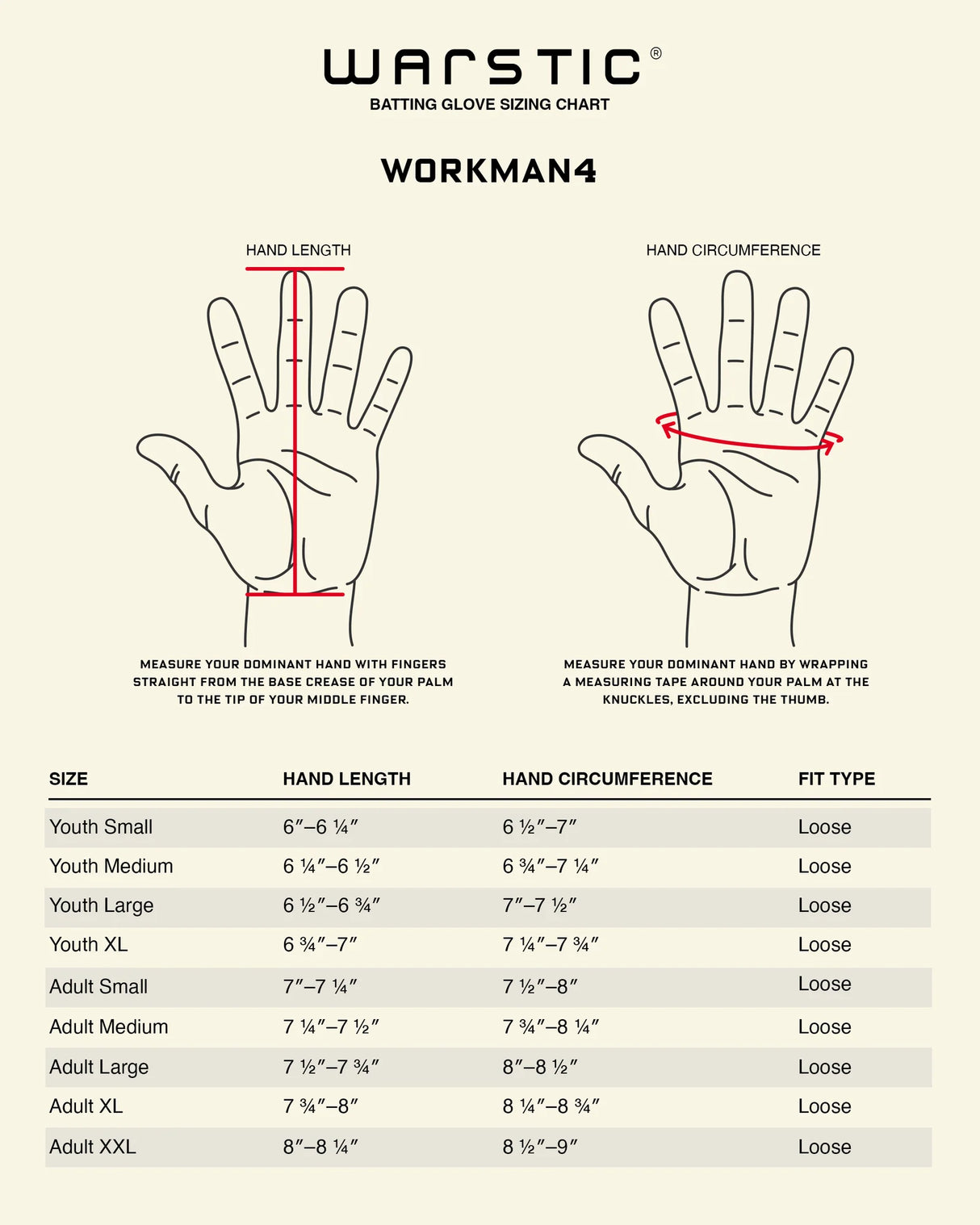 Warstic Workman4 Batting Gloves - Tropic Thunder
