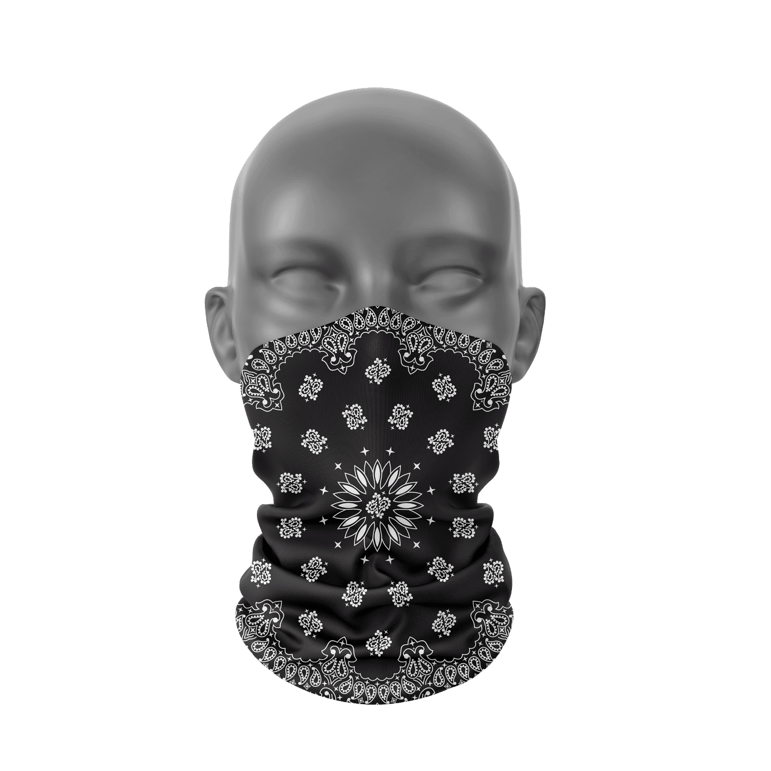 Black Bandana Gaiter - Smash It Sports