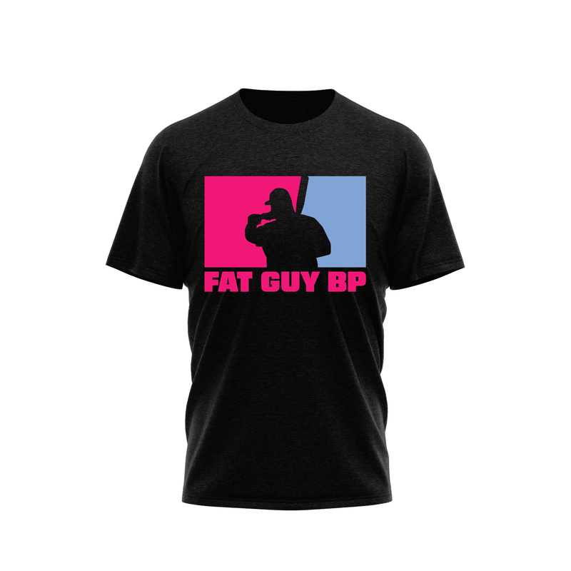 Fat Guy BP - Poly-Cotton Short Sleeve Shirt - Black