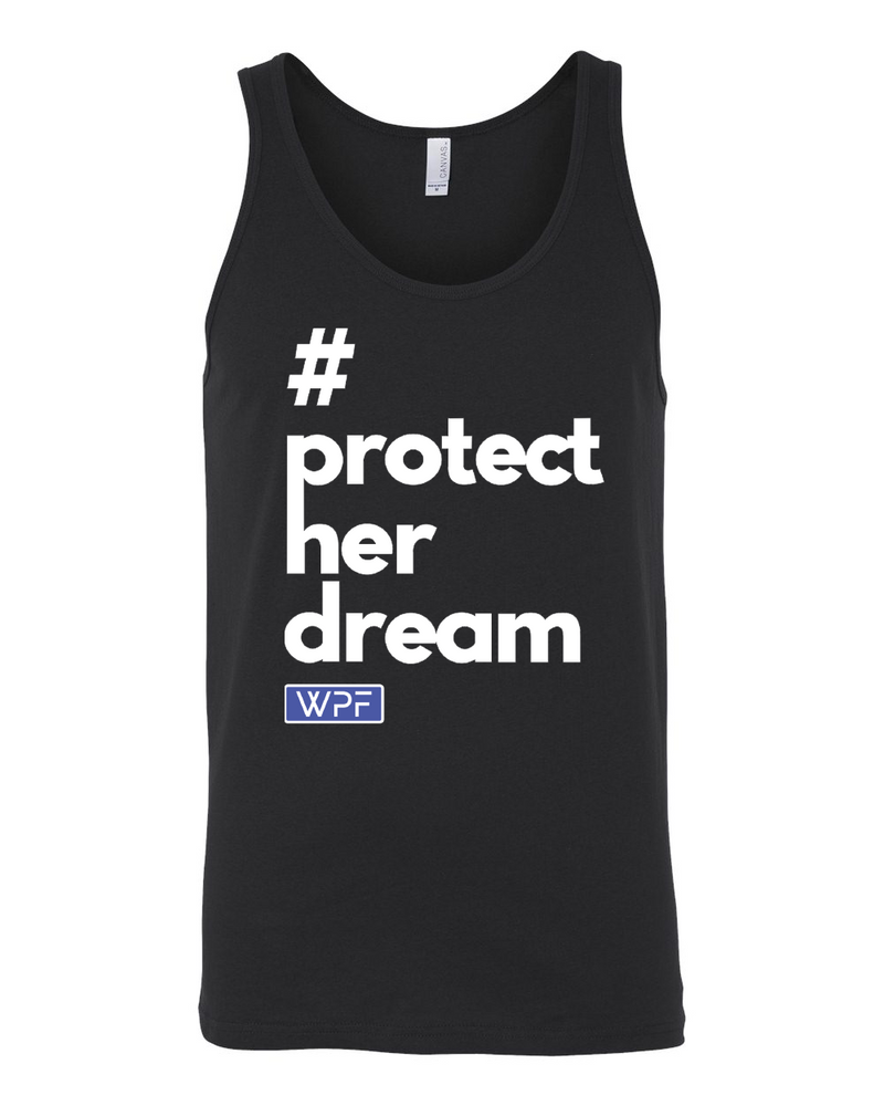 WPF Tank Top - Black - Protect Her Dream