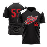 Lancaster Heat Short Sleeve V-Neck Mesh Practice Jersey (Black)