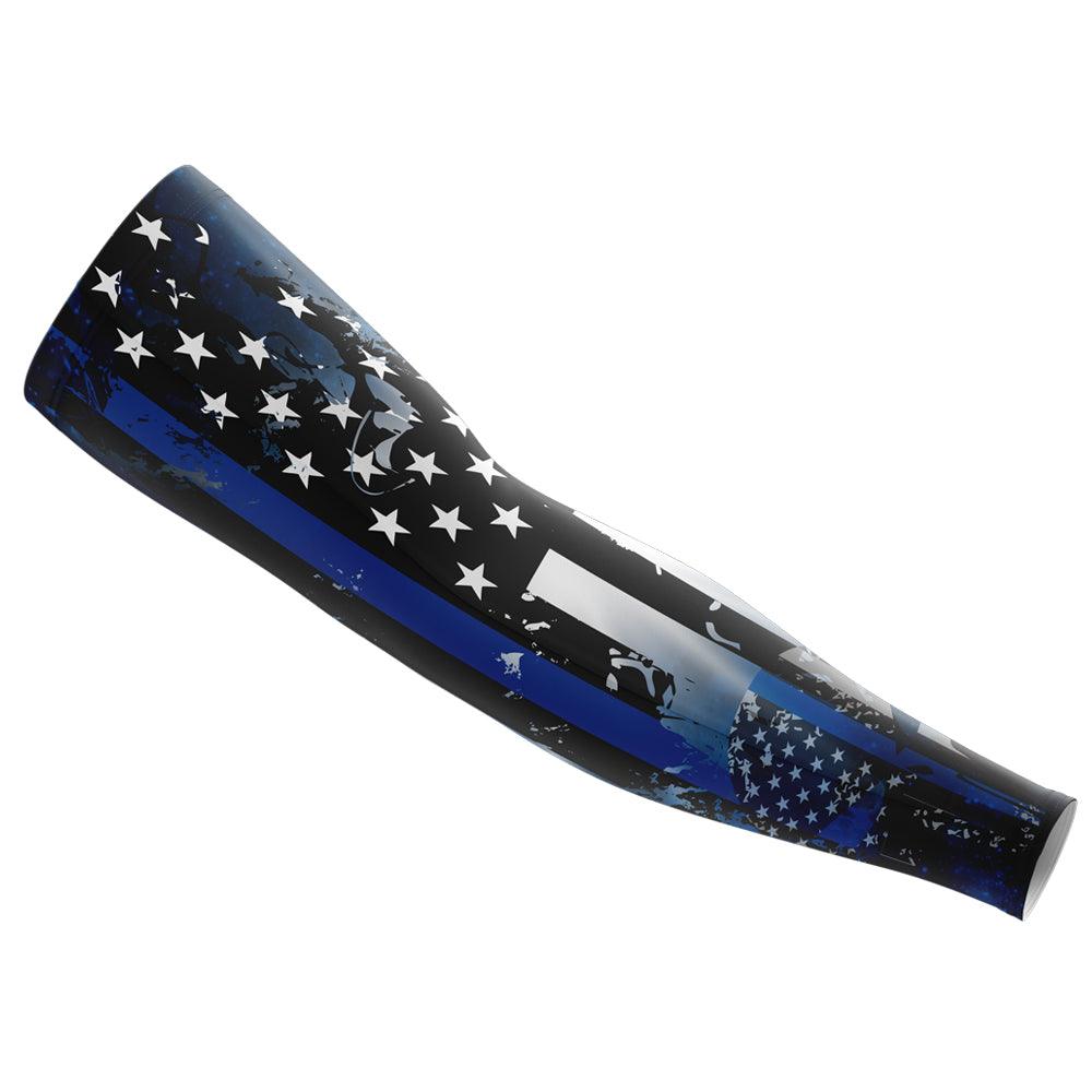 Blue Line Arm Sleeve - Smash It Sports