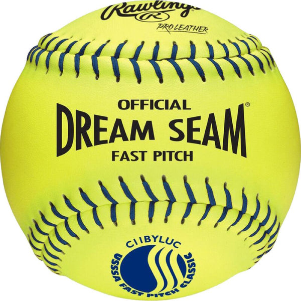 Rawlings USSSA 11" Official Dream Seam Fastpitch Softballs C11BYLUC