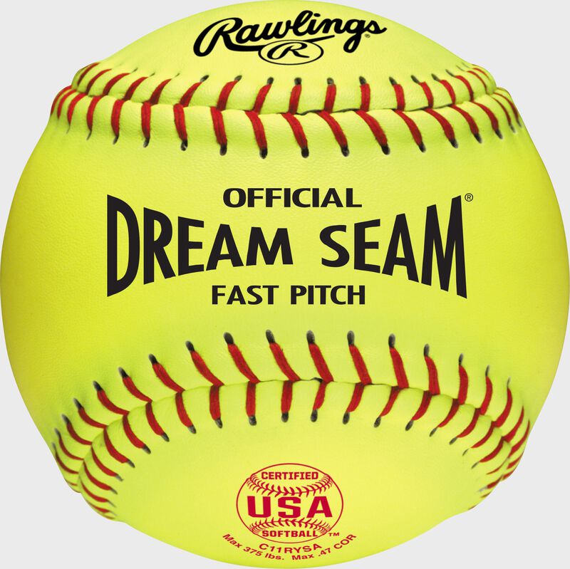 Rawlings 11" ASA/USA Dream Seam Synthetic Fastpitch Softballs C11RYSA - Smash It Sports