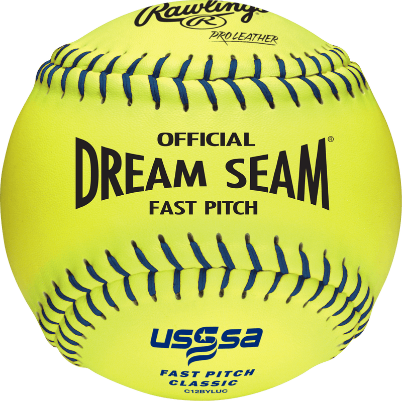 Rawlings USSSA 12" Official Dream Seam Fastpitch Softballs C12BYLUC - Smash It Sports