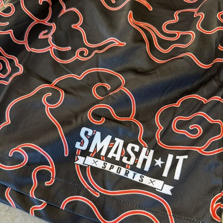 Smash It Sports Mesh Shorts - Clouds