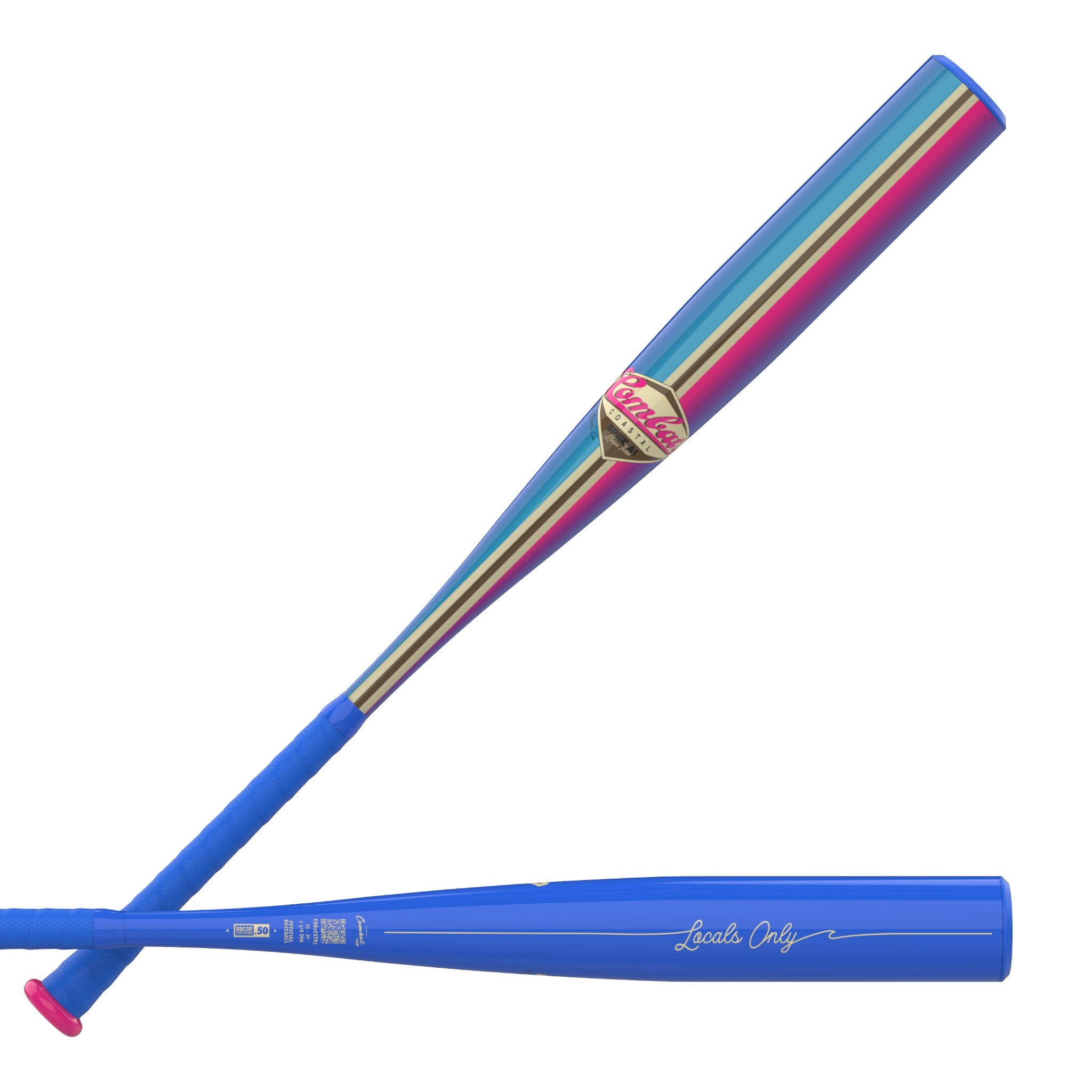 2026 Combat MFG Coastal Collective Mavericks Spec-A1 -3 BBCOR Baseball Bat - CBB7CSTB3 - cross-section view