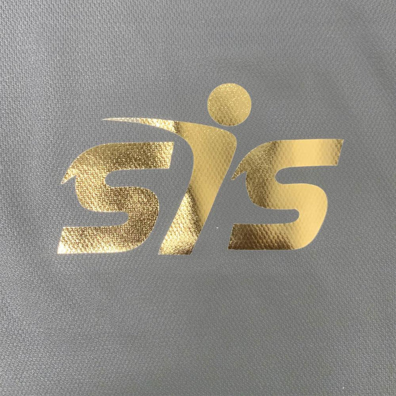 Smash It Sports Gold Foil Logo Quarter Zip Pullover - Charcoal/Black - Smash It Sports
