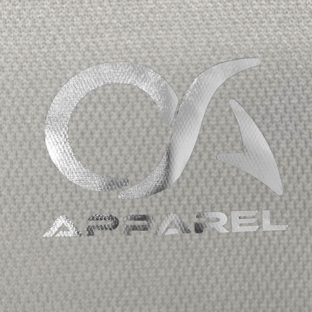 OA Silver Foil Logo Quarter Zip Pullover - Charcoal/Black - Smash It Sports