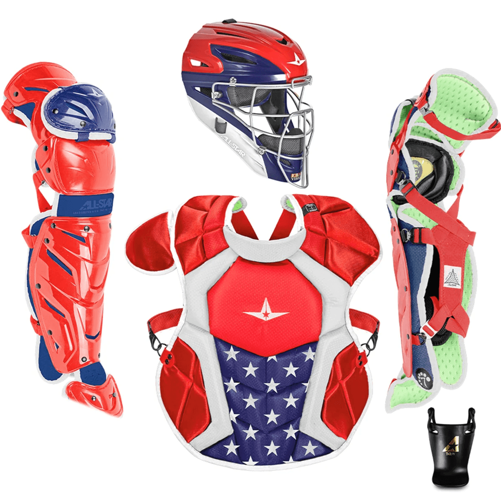 All Star S7 Axis Age 9-12 NOCSAE Certified Catchers Set - USA - Smash It Sports
