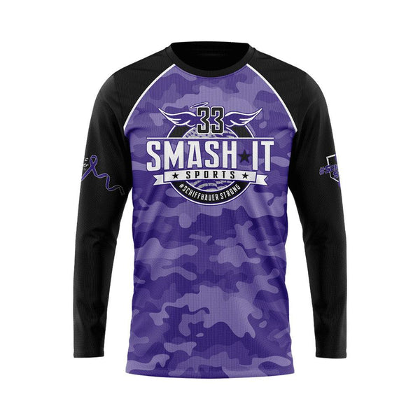 Schiffhauer Strong - Long Sleeve Jersey (Customized Buy-In) - Camo - Smash It Sports