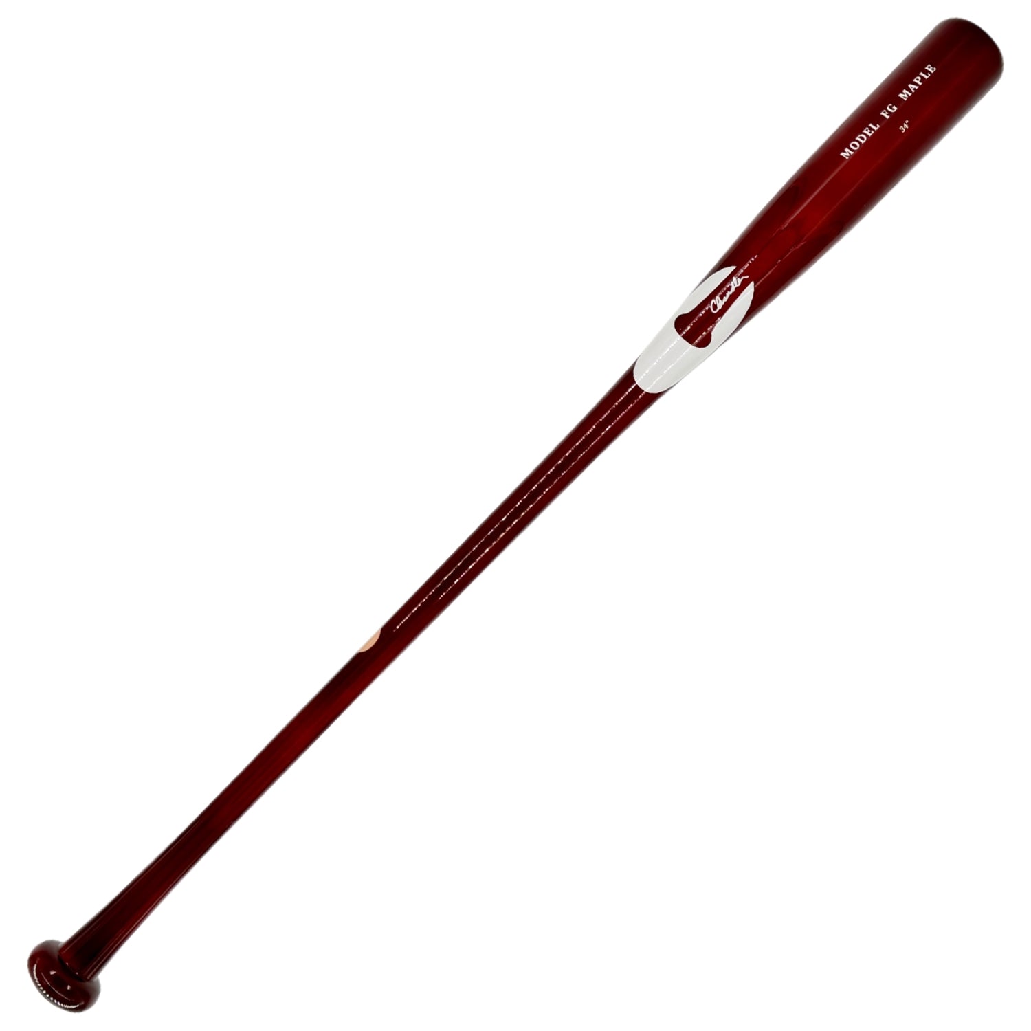 Chandler Maple Fungo Bat - Mahogany/White