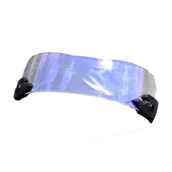 SHOC Softball Helmet Visor - Clear Rainbow - Smash It Sports