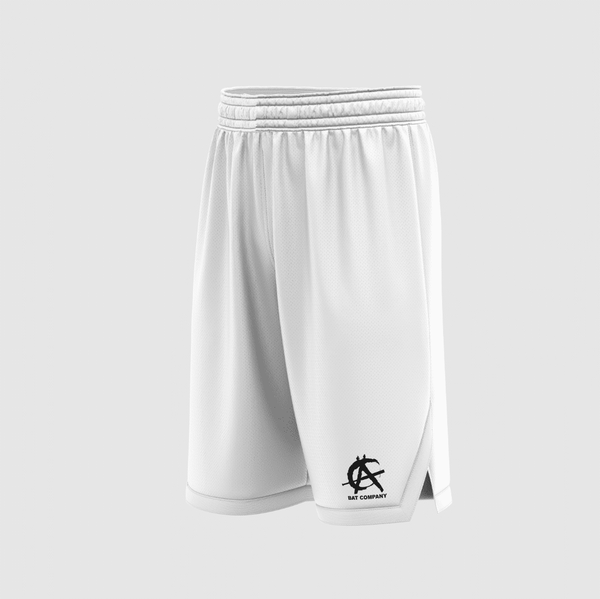 Conquer Vent Max Anarchy Shorts (White/Black) - Smash It Sports