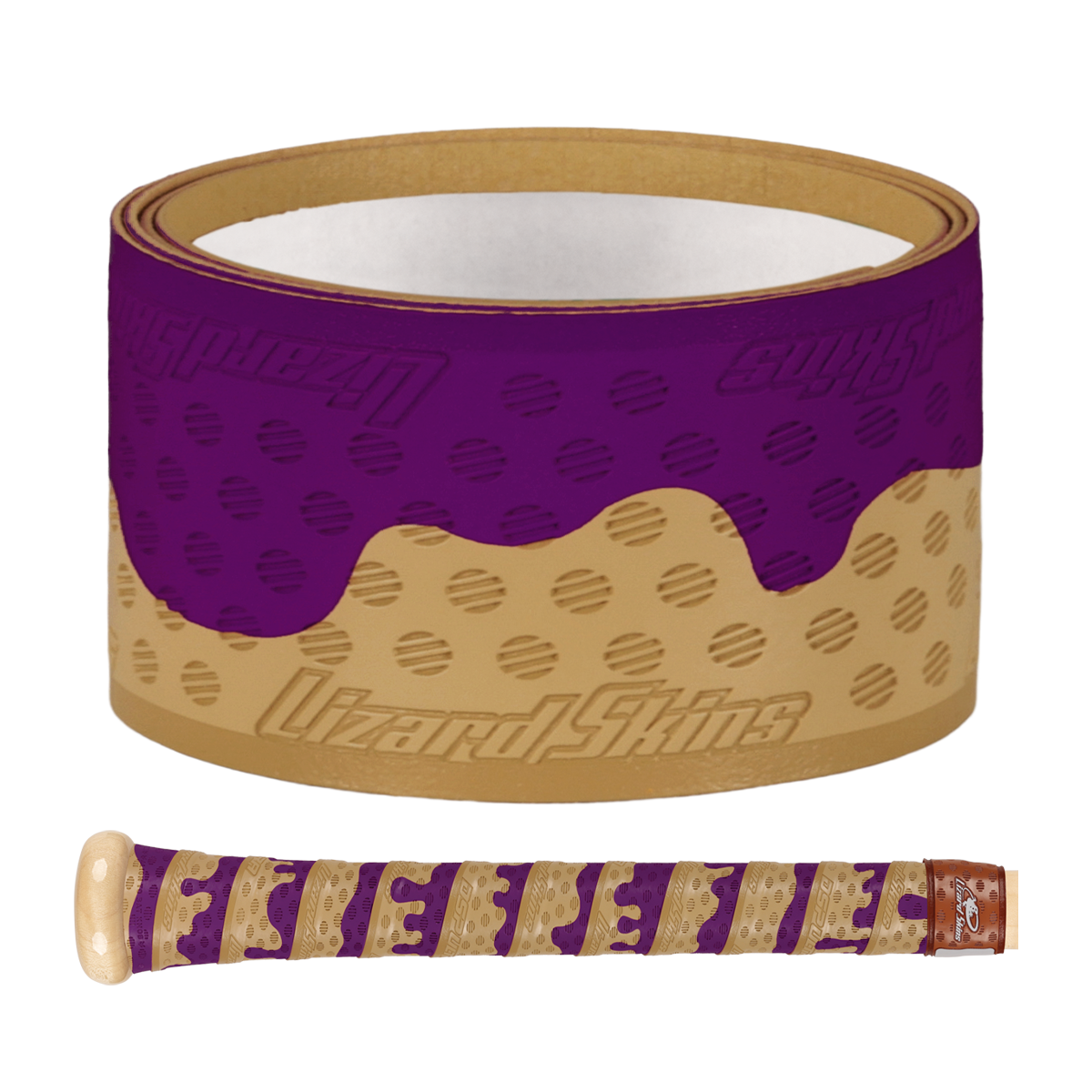 Lizard Skins DSP Ultra Bat Grip - Grape PBJ
