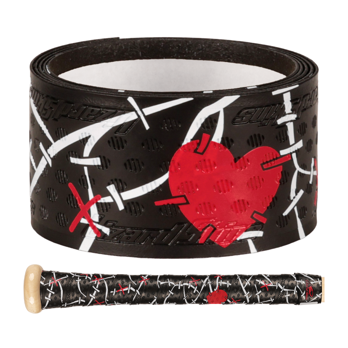 Lizard Skins DSP Ultra Bat Grip - Love Hurts