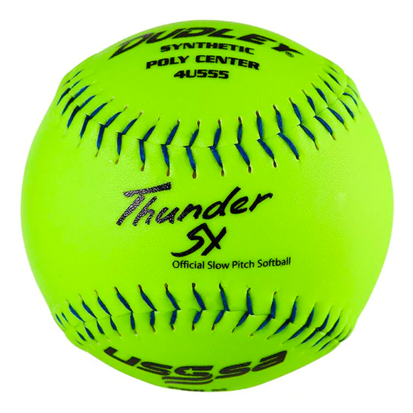 Dudley Thunder SY Synthetic Pro-M 44/375 USSSA 12"  Slowpitch Softballs - 4U555