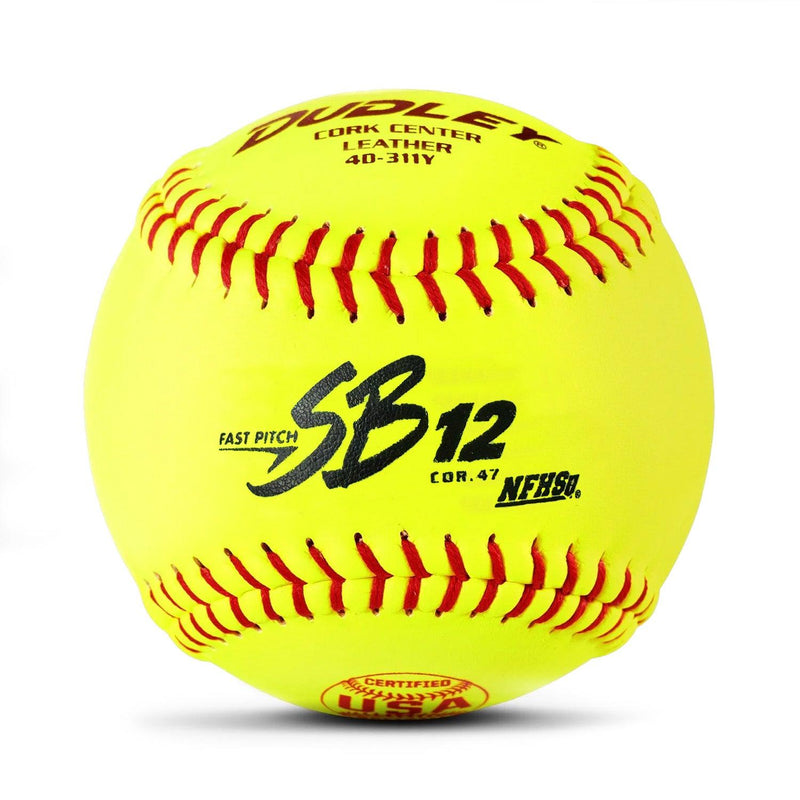 Dudley 12" USA-NFHS SB 12 Fastpitch Softballs - 4D311Y - Smash It Sports