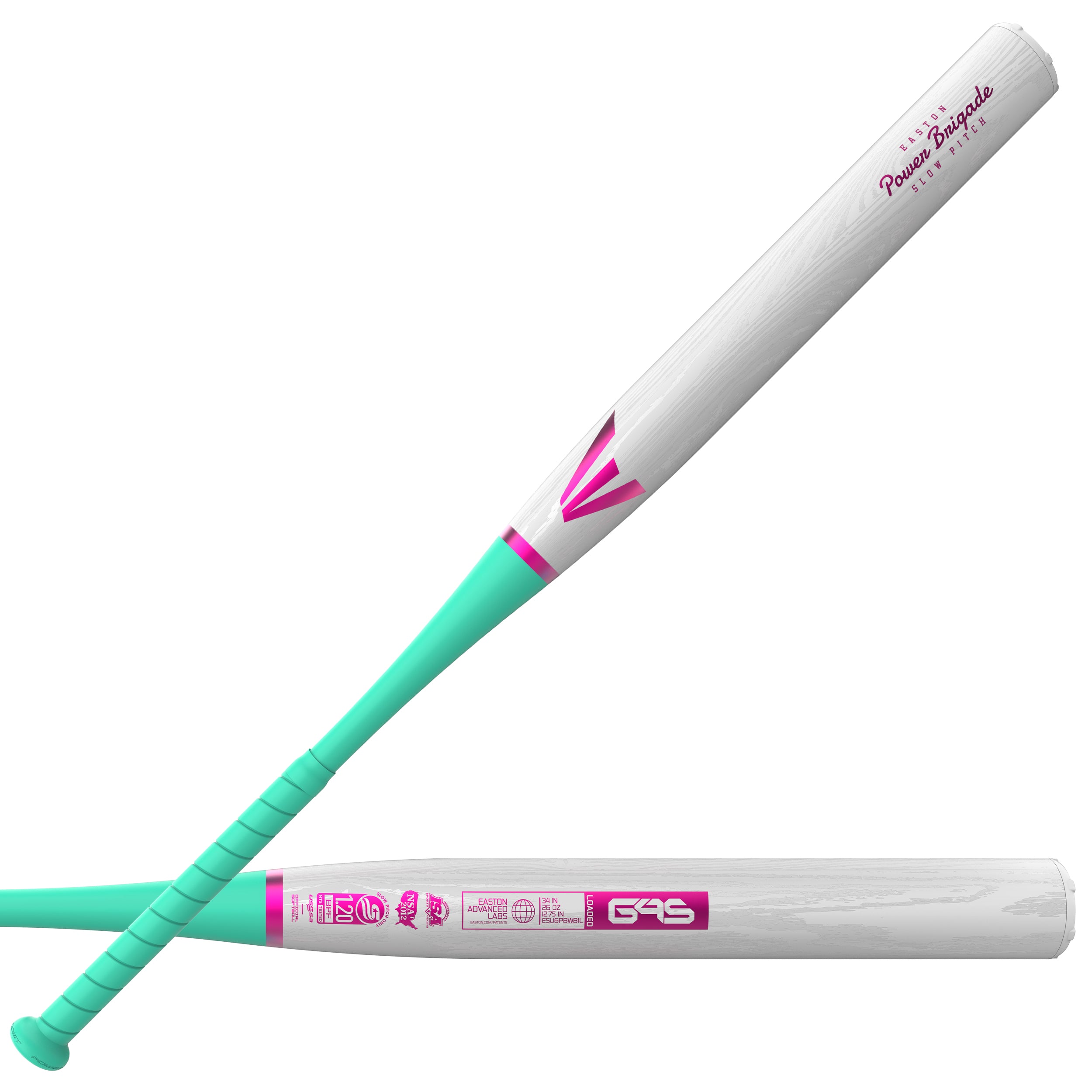 2026 Easton Power Brigade 1-Piece Loaded USSSA Slowpitch Softball Bat - ESU6PBWB1L