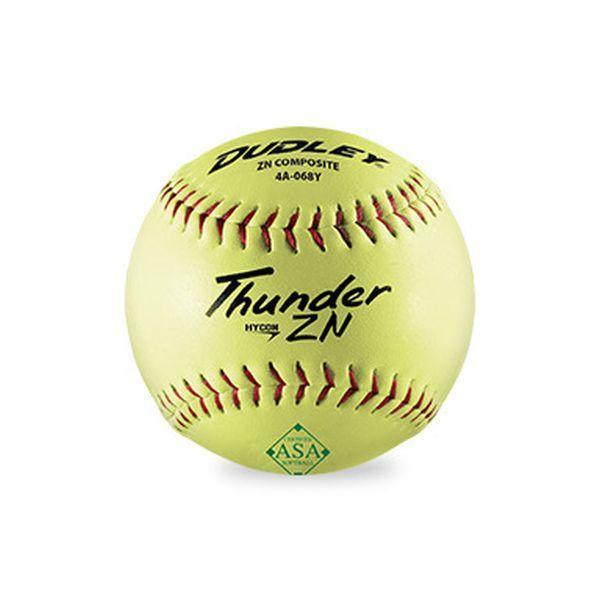 Dudley ASA Thunder ZN Hycon 12" 52/300 Softballs (4A-068Y)