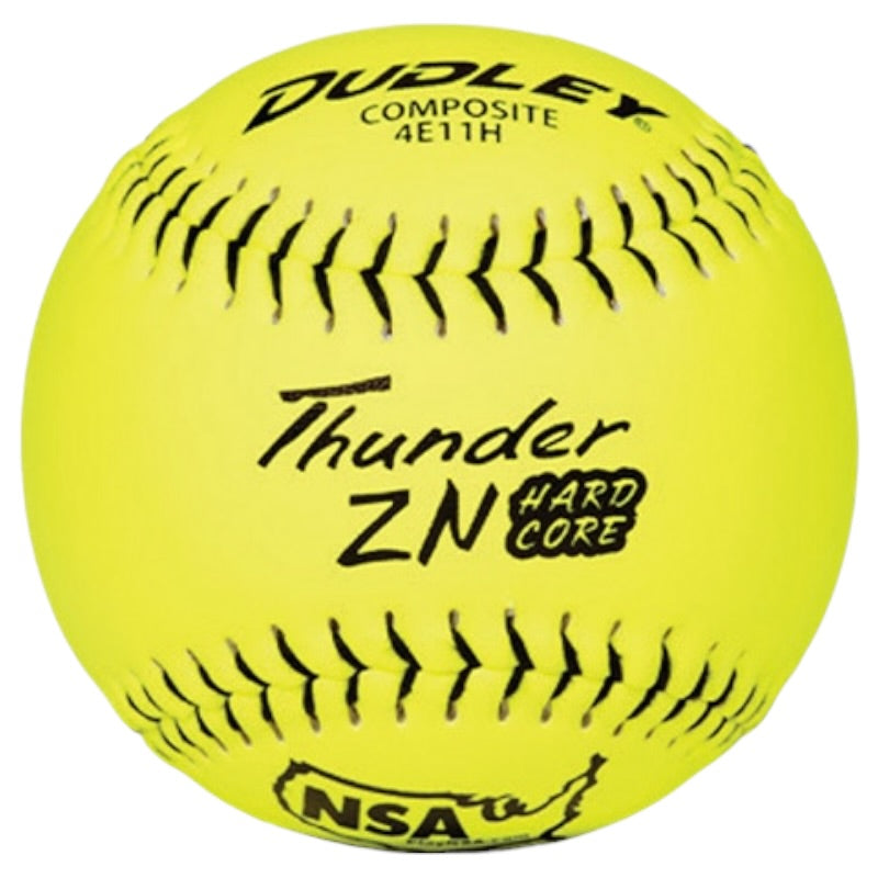 Dudley Thunder ZN Hardcore 44/400 NSA 11" Slowpitch Softballs - 4E11H