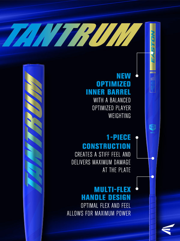 2026 Easton Tantrum 1-Piece Balanced USA/ASA Slowpitch Softball Bat - ESA6TNT1B