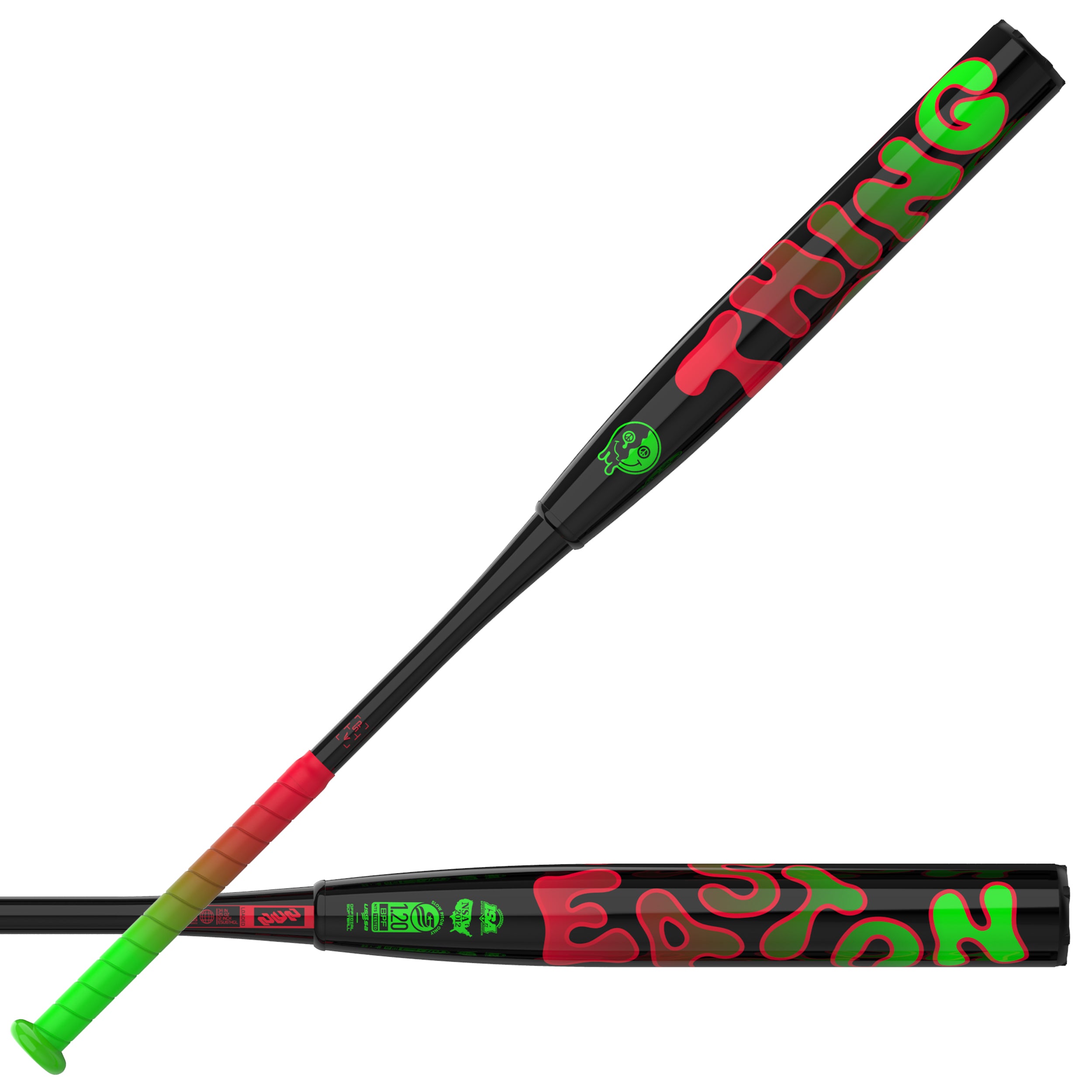 2026 Easton Thing 2-Piece Loaded USSSA Slowpitch Softball Bat - ESU6THGL - dual view