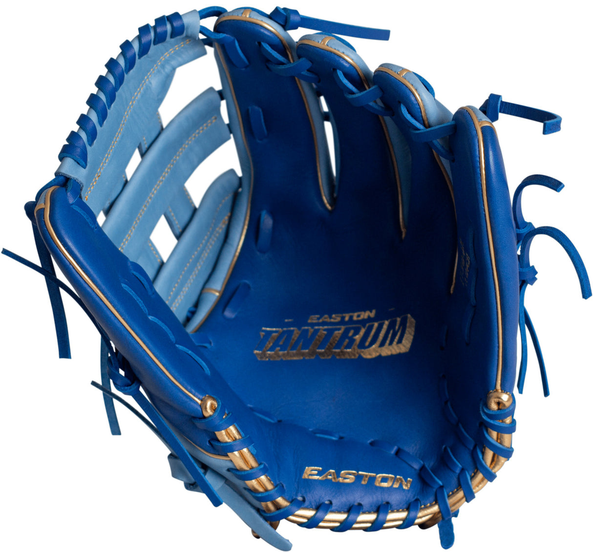 Easton Tantrum Series Slowpitch Softball Fielding Glove - Carolina Blue/Royal