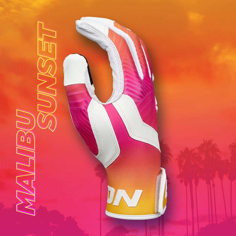 Easton Walk-Off Ethos Baseball Batting Gloves - Malibu Sunset