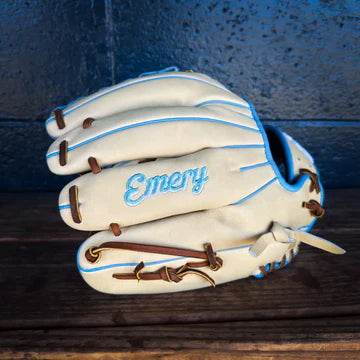 Emery Summit Pro YC52 Outfield Glove – Tan / Light Blue