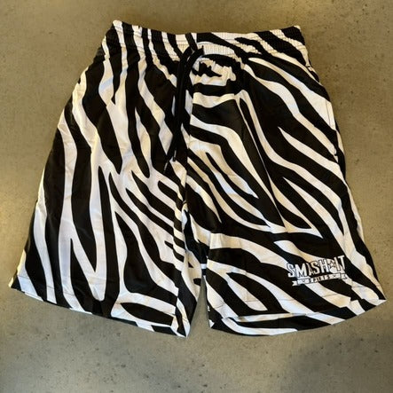 Smash It Sports Mesh Shorts - Zebra – Barrel View | Smash It Sports | pro, sport