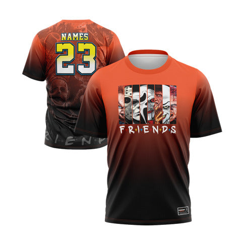 Smash It Sports Halloween Short Sleeve Jersey - Friends (Customized Buy-In)