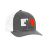 Fat Guy BP Fitted Hat - 404M (Grey/White/Orange)