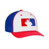 Fat Guy BP Fitted Hat - 404M (Red/White/Royal)