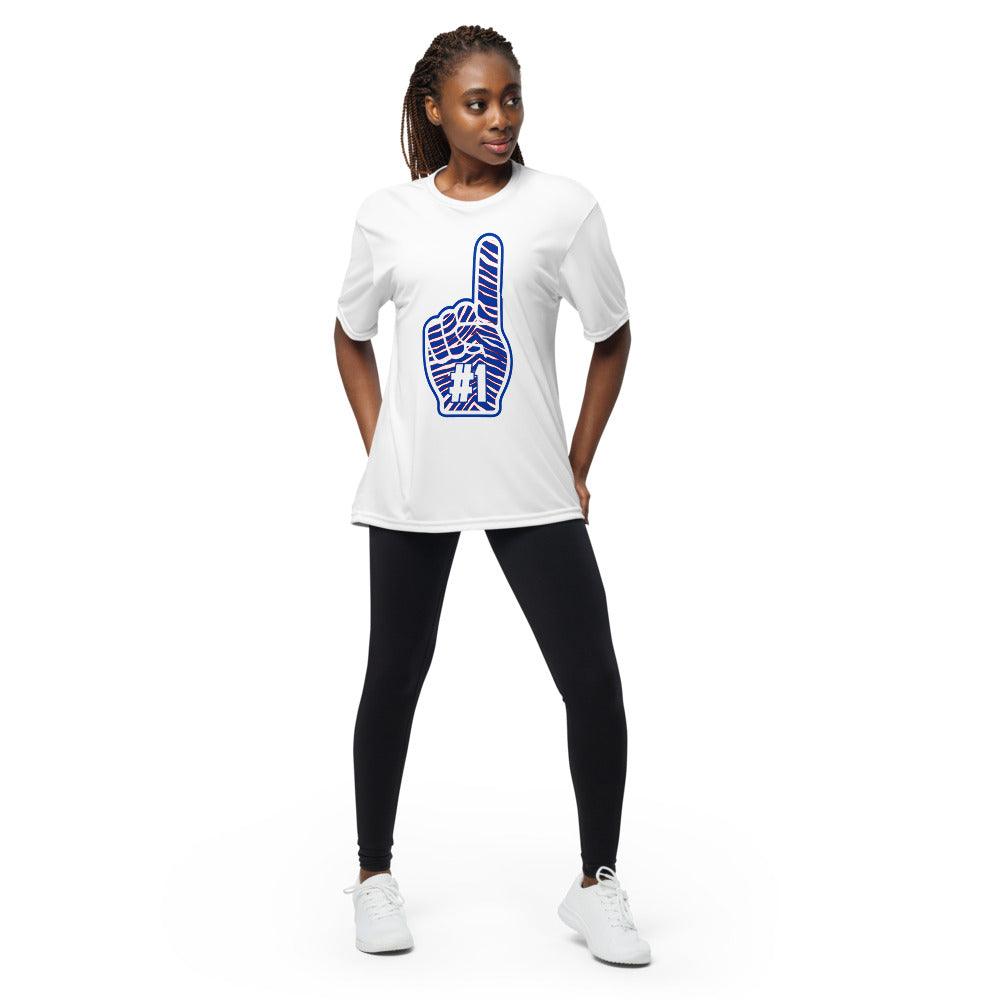 Football Team - Foam Finger - Performance Crew Neck T-Shirt - Smash It Sports