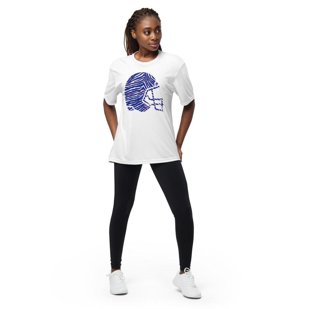 Football Team - Helmet - Performance Crew Neck T-Shirt - Smash It Sports