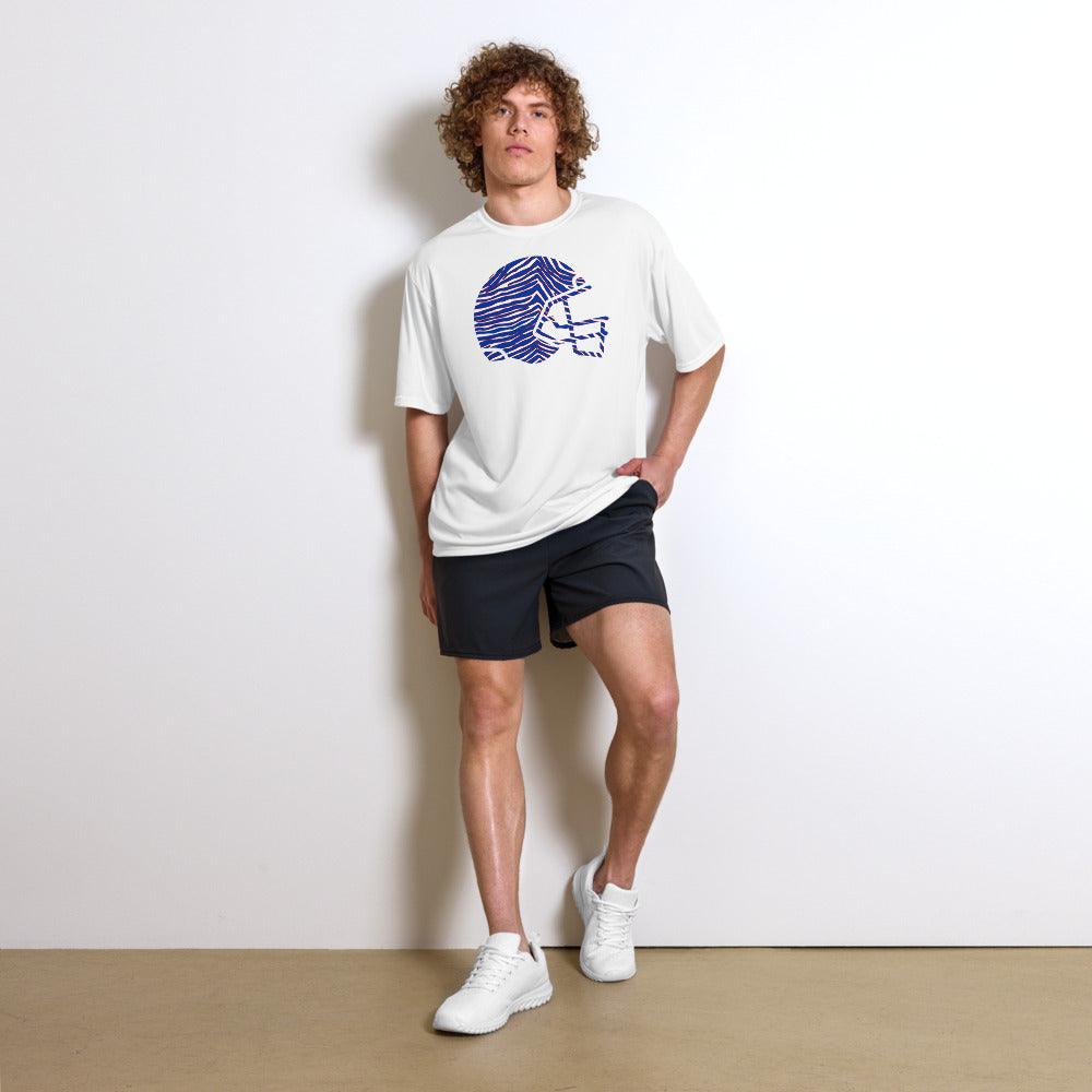 Football Team - Helmet - Performance Crew Neck T-Shirt - Smash It Sports