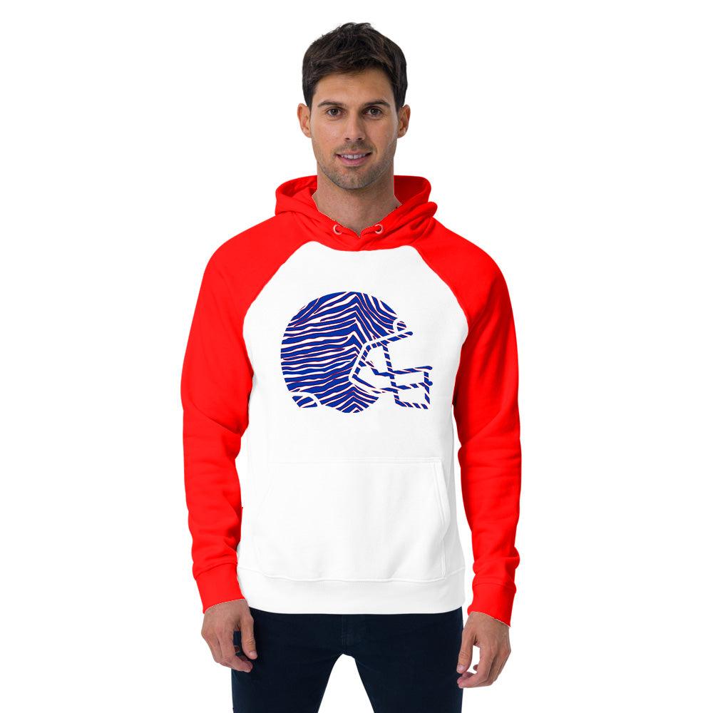 Football Team - Helmet - Performance Defender Hoodie - Red - Smash It Sports