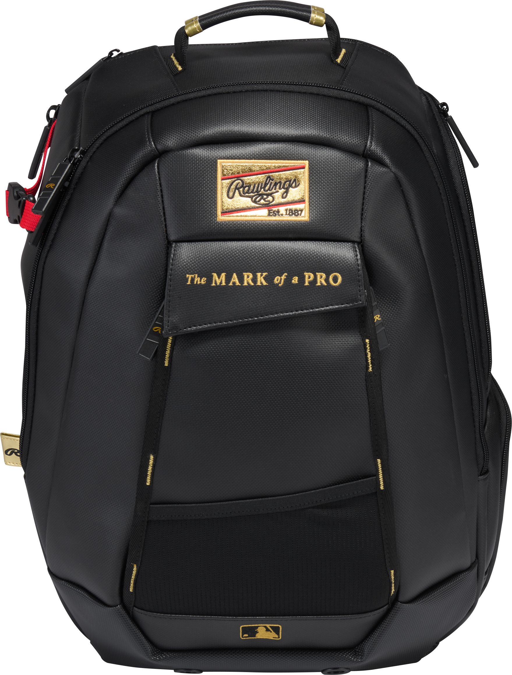 Rawlings Leather Gold Collection Utility Backpack Bag (Multiple Colors)