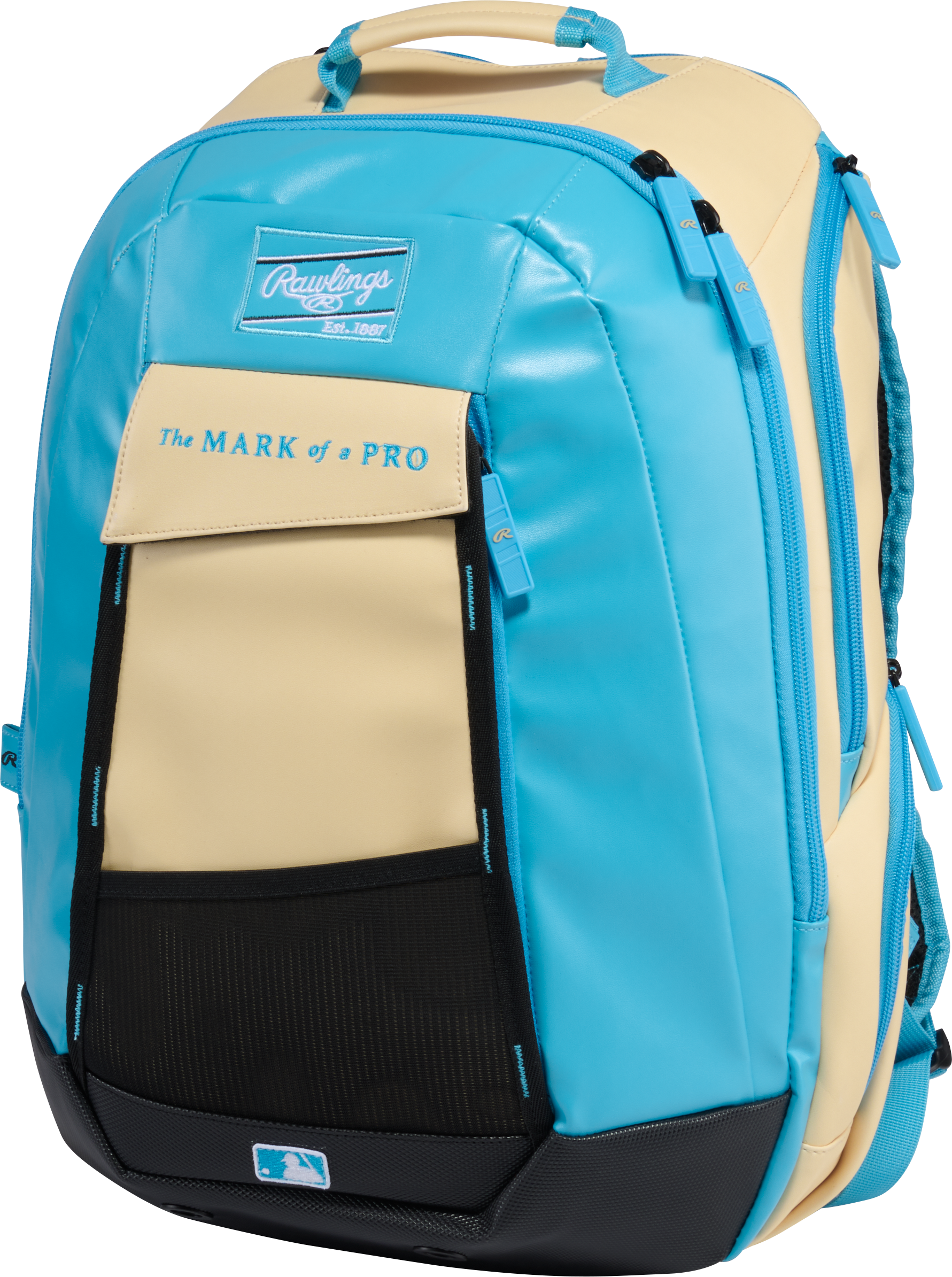 Rawlings Leather Gold Collection Utility Backpack Bag (Multiple Colors)