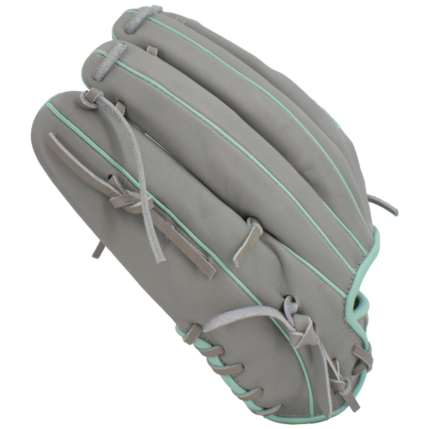 Gem Gloves Softball Fielding Glove - GEM001 (Grey/Mint)