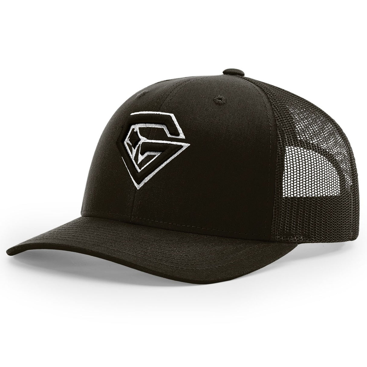 Gem Gloves R112 Trucker Hat - Black/White