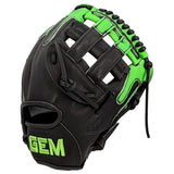 Gem Gloves Softball Fielding Glove - GEM081 Shadow Slime