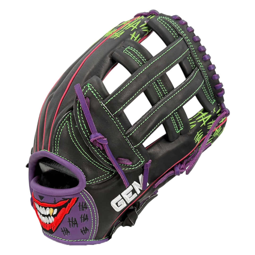 Joker-themed baseball glove