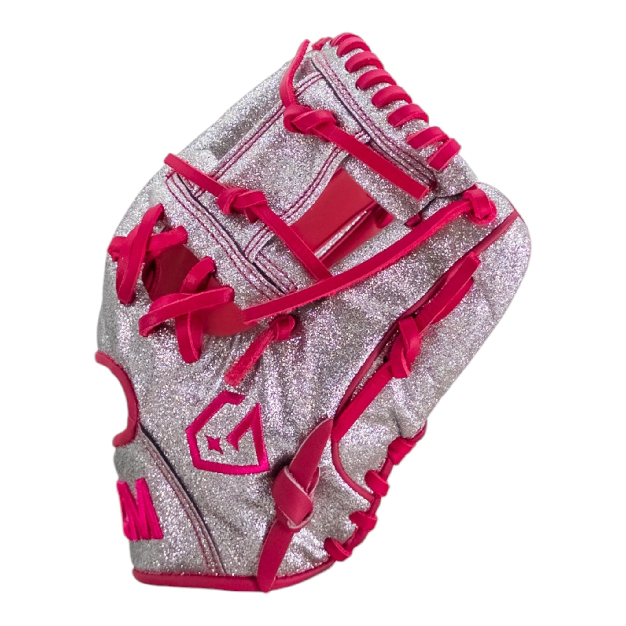 Gem Gloves Christina Pasinski Signature Model Fastpitch Softball Fielding Glove - GEM148 Glitter Girly Series - product photo 2 of 4